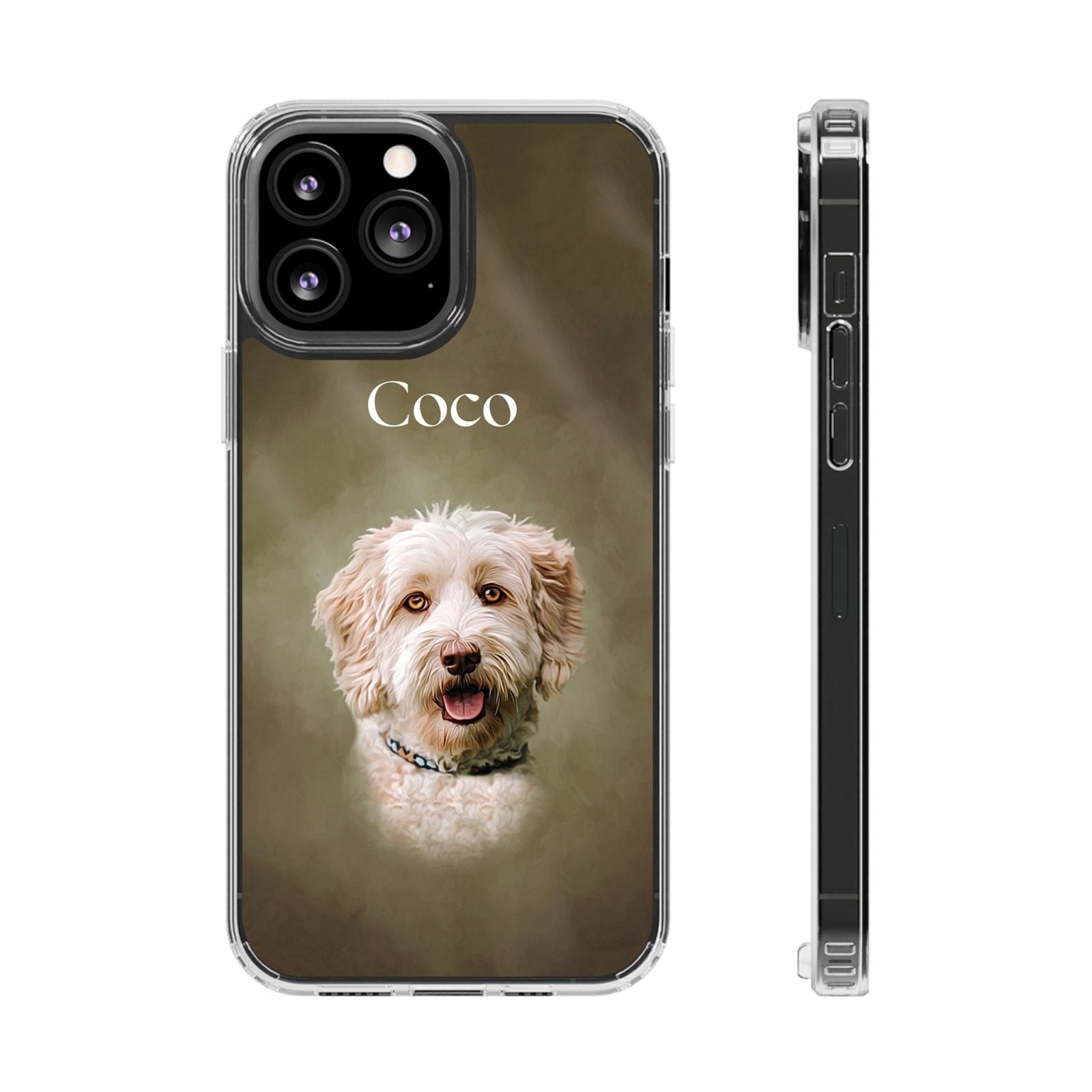 Digital Oil Painting - Custom Mobile Cover - 1 Pet - Furr and Family