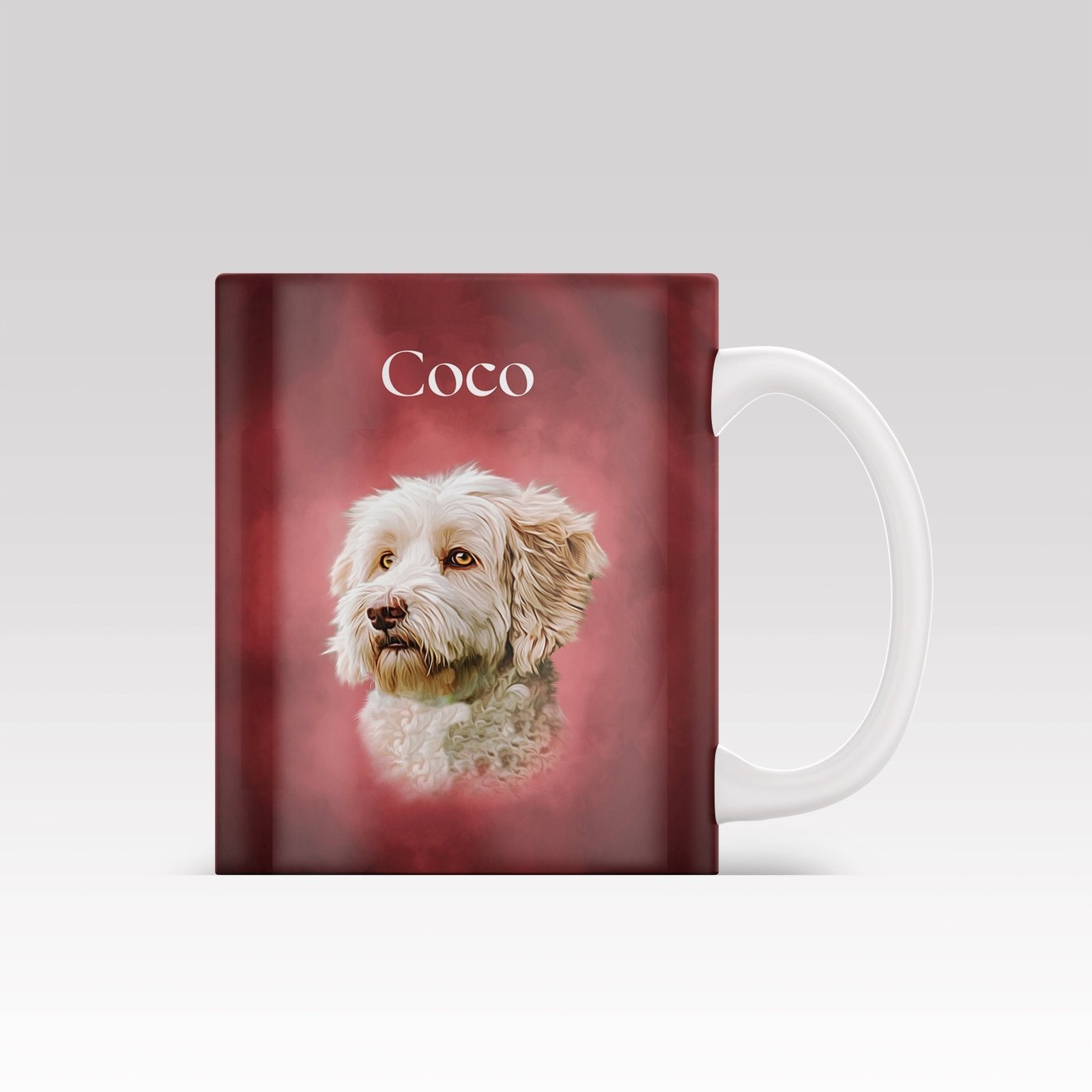 Digital Oil Painting - Custom Mug - 1 Pet - Furr and Family