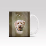 Digital Oil Painting - Custom Mug - 1 Pet - Furr and Family