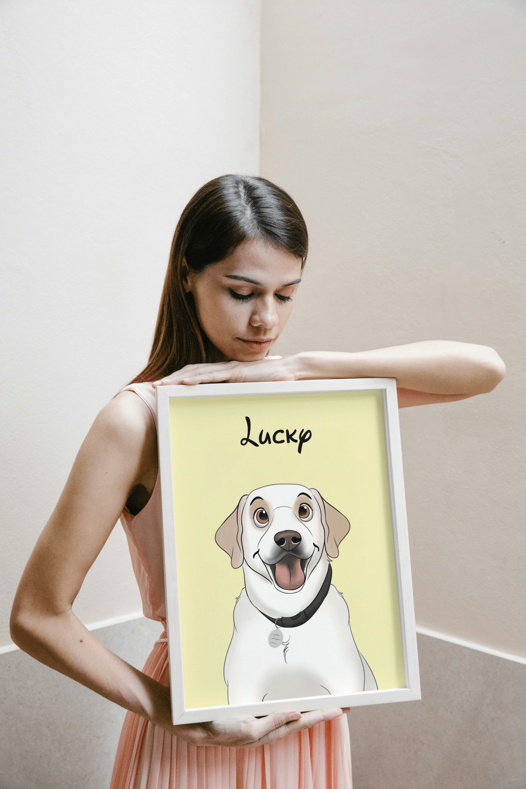 Disney Pet Art Style - Custom Pet Portrait - Disney Pet Portrait - 1 Pet - Furr and Family