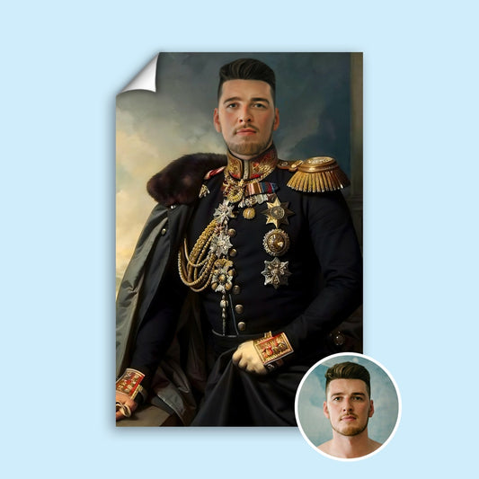 Elite Navy Marshal Human Portrait - Human Portrait - Male - Furr and Family