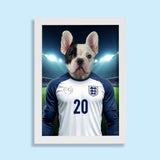 England’s Number 20 – Phil Foden Pet Portrait - 1 Pet - Furr and Family