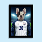 England’s Number 20 – Phil Foden Pet Portrait - 1 Pet - Furr and Family