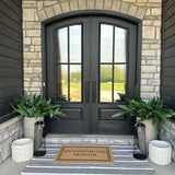Personalized Doormat with Family Name – Custom Welcome Mat for Home, Housewarming & Wedding Gift