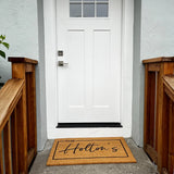 Personalized Doormat with Family Name – Custom Welcome Mat for Home, Housewarming & Wedding Gift