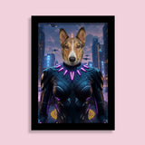 Female Black Panther - Custom Pet Portrait - 1 Pet - Furr and Family