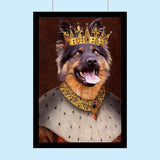 Furr King - Custom Pet Portrait - 1 Pet - Furr and Family