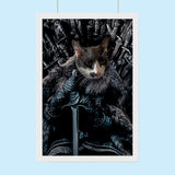 The Throne Guardian Pet Portrait