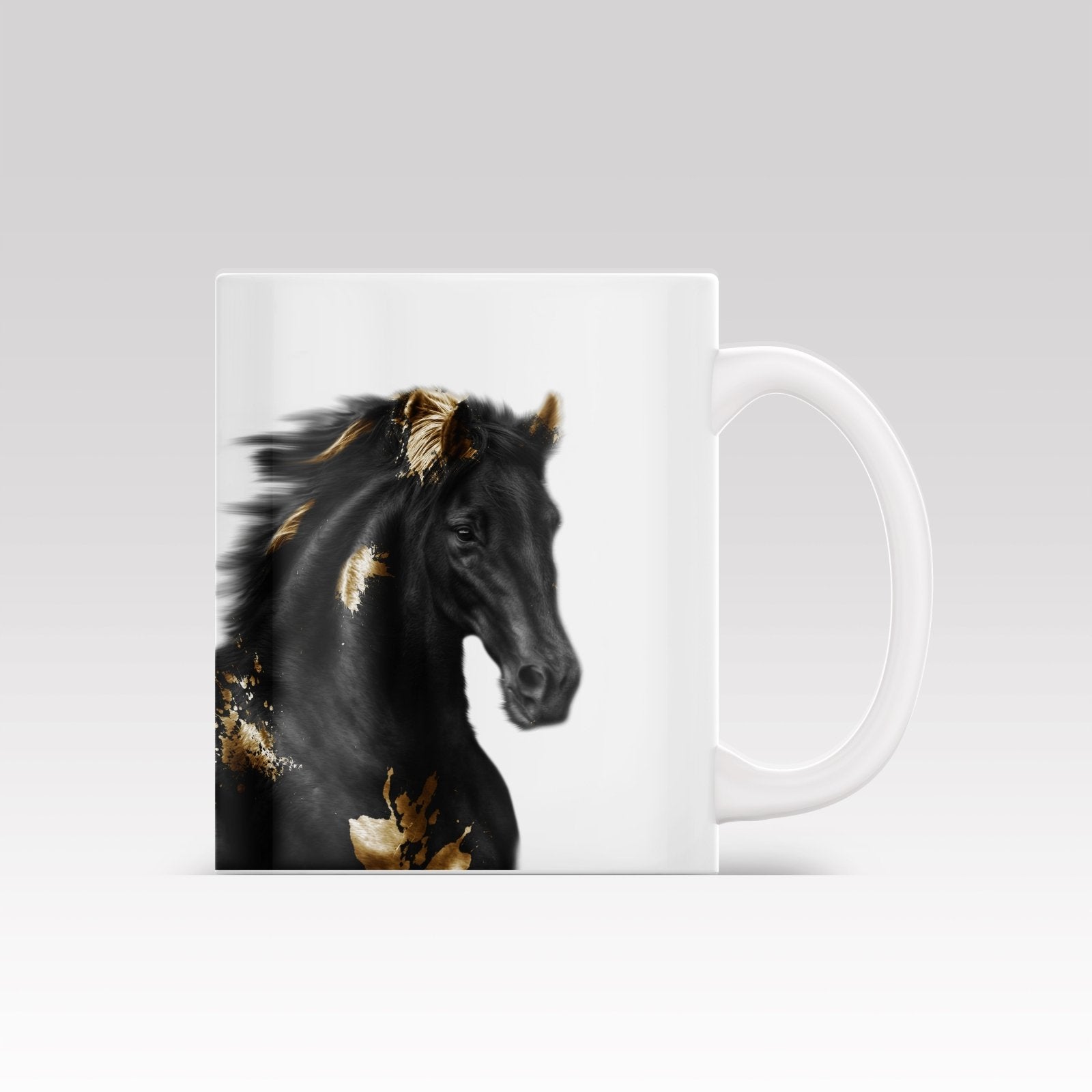 Gold Art - Custom Mug - 1 Pet - Furr and Family