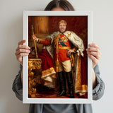 Golden Royal Officer Human Portrait - Human Portrait - Male - Furr and Family