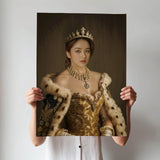 Golden Throne Queen Portrait - Human Portrait - Female - Furr and Family
