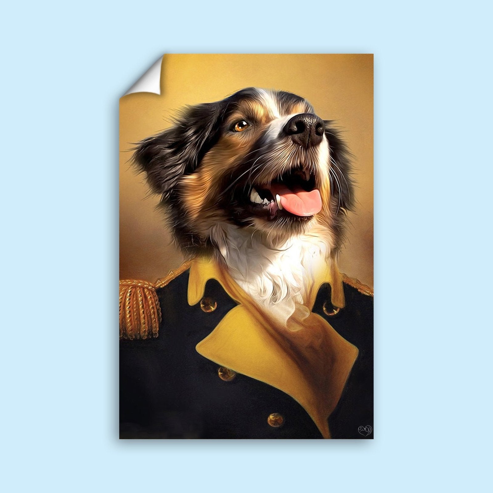 Golden Valor - Custom Pet Portrait - 1 Pet - Furr and Family