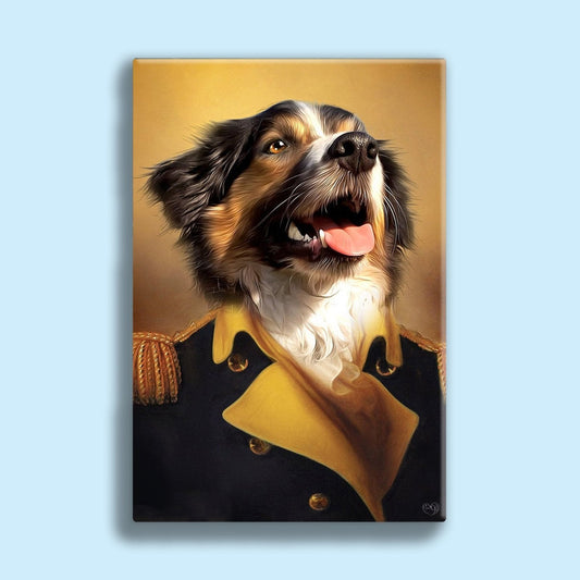 Golden Valor - Custom Pet Portrait - 1 Pet - Furr and Family