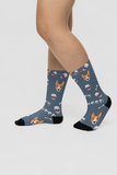 Halloween Socks | Pet Lover Gift | Fun & Comfortable Socks - Socks - Birthday Gift Socks - Furr and Family
