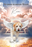 Halo Angel Style - Custom Pet Portrait - 1 Pet - Furr and Family