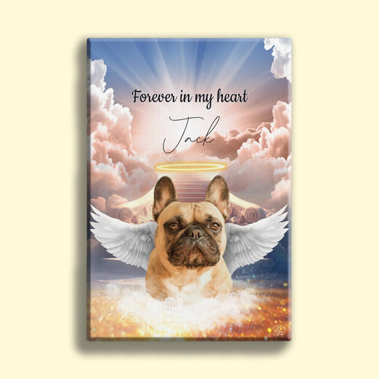 Halo Angel Style - Custom Pet Portrait - 1 Pet - Furr and Family