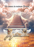 Halo Angel Style - Custom Pet Portrait - 1 Pet - Furr and Family