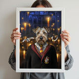 Harry Paw - ter Gryffindor - Custom Pet Portrait - 1 Pet - Furr and Family