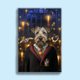 Harry Paw - ter Gryffindor - Custom Pet Portrait - Harry Potter - 1 Pet - Furr and Family