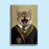 Harry Potter Huffal Puff - Custom Pet Portrait - 1 Pet - Furr and Family
