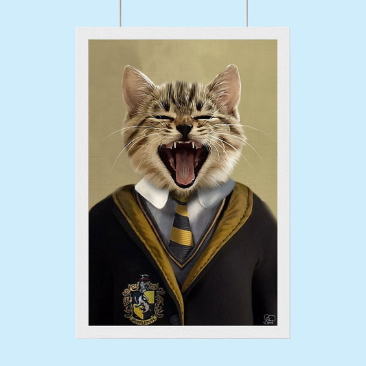 Harry Potter Huffal Puff - Custom Pet Portrait - 1 Pet - Furr and Family