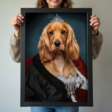 Her Royal Furriness - Custom Pet Portrait - 1 Pet - Furr and Family