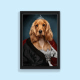 Her Royal Furriness - Custom Pet Portrait - 1 Pet - Furr and Family