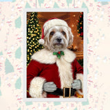 Holiday Spirit Pet Portrait – Santa Paws Edition - 1 Pet - Furr and Family