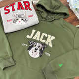 Personalized Embroidered Pet Face and Name Est Sweatshirt Keepsake Gift for Pet Lovers - Furr and Family
