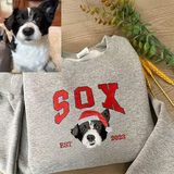 Personalized Embroidered Pet Face and Name Est Sweatshirt Keepsake Gift for Pet Lovers - Furr and Family