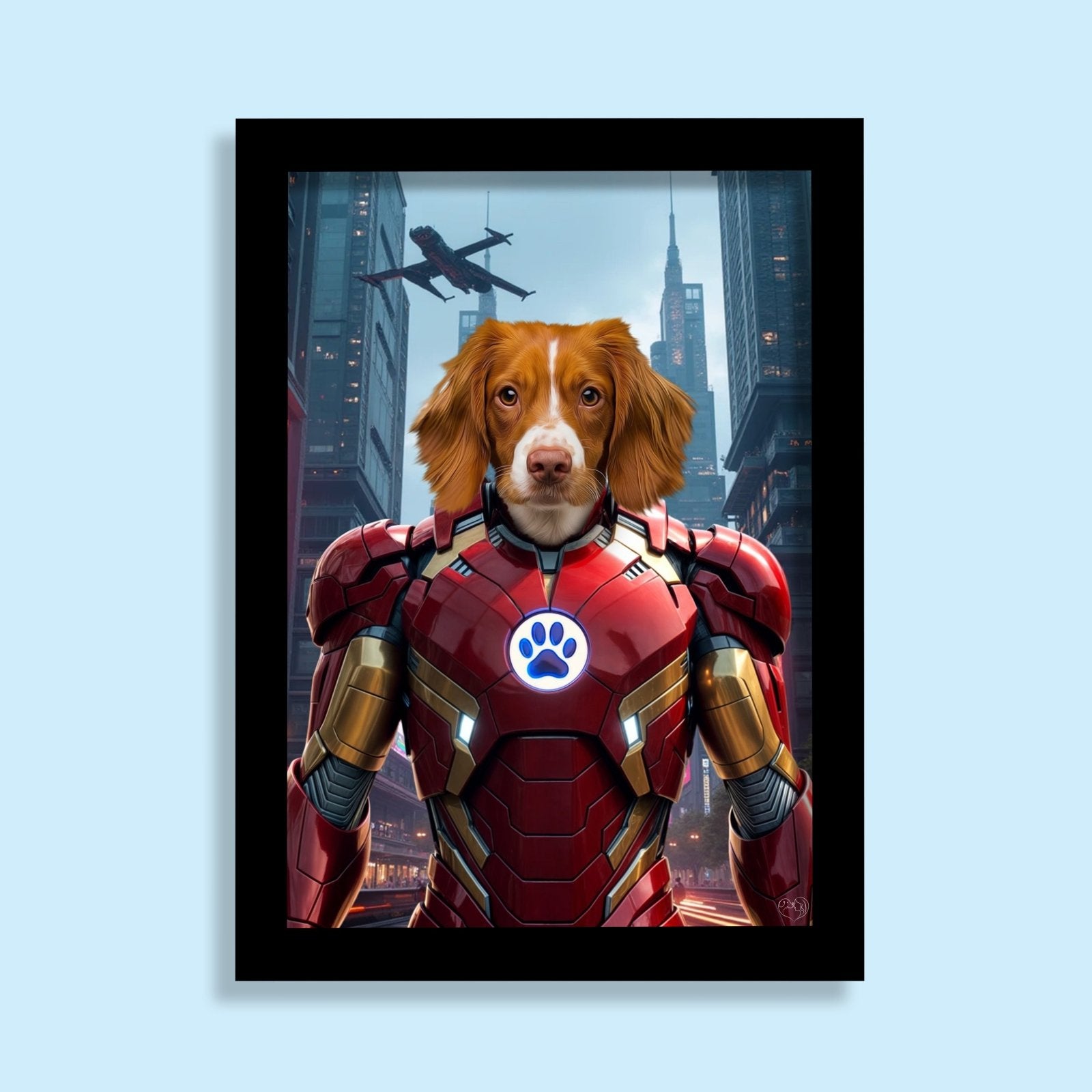 Iron - Man - Custom Pet Portrait - 1 Pet - Furr and Family