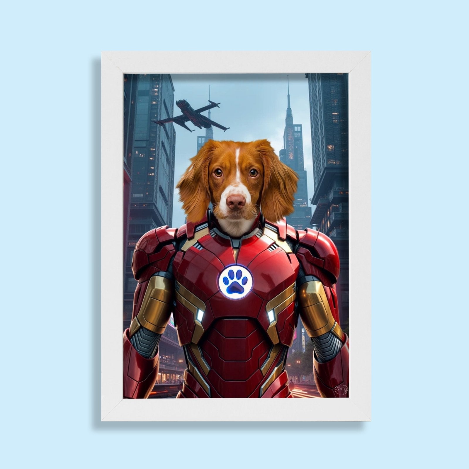 Iron - Man - Custom Pet Portrait - 1 Pet - Furr and Family