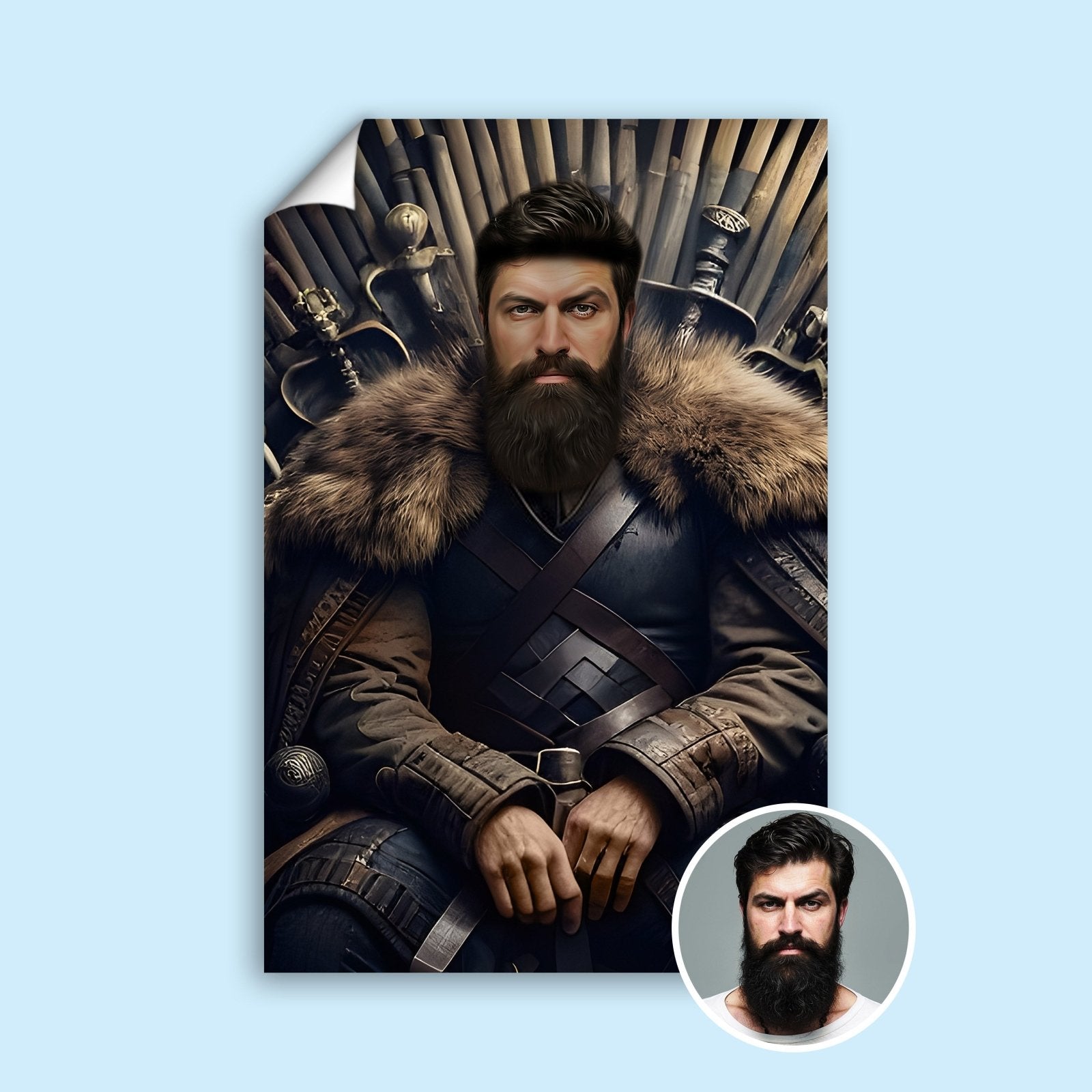 Iron Throne Lord Portrait - Human Portrait - Male - Furr and Family