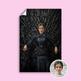 Iron Throne Royal Female Portrait - Human Portrait - Female - Furr and Family