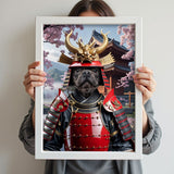 Japanese Pet Samurai - Custom Pet Portrait - 1 Pet - Furr and Family