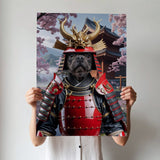 Japanese Pet Samurai - Custom Pet Portrait - 1 Pet - Furr and Family