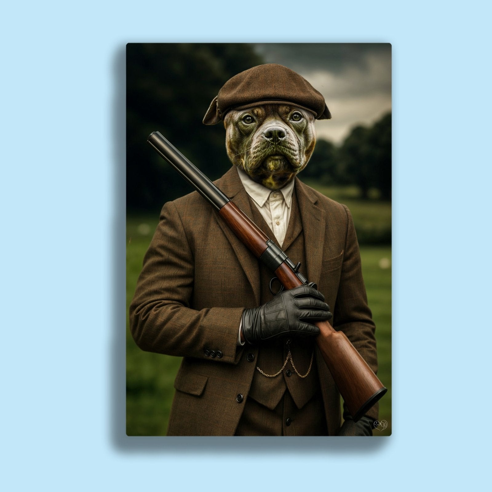 John Shelby - Peaky Blinders Pet Portraits - peaky blinder - 1 Pet - Furr and Family