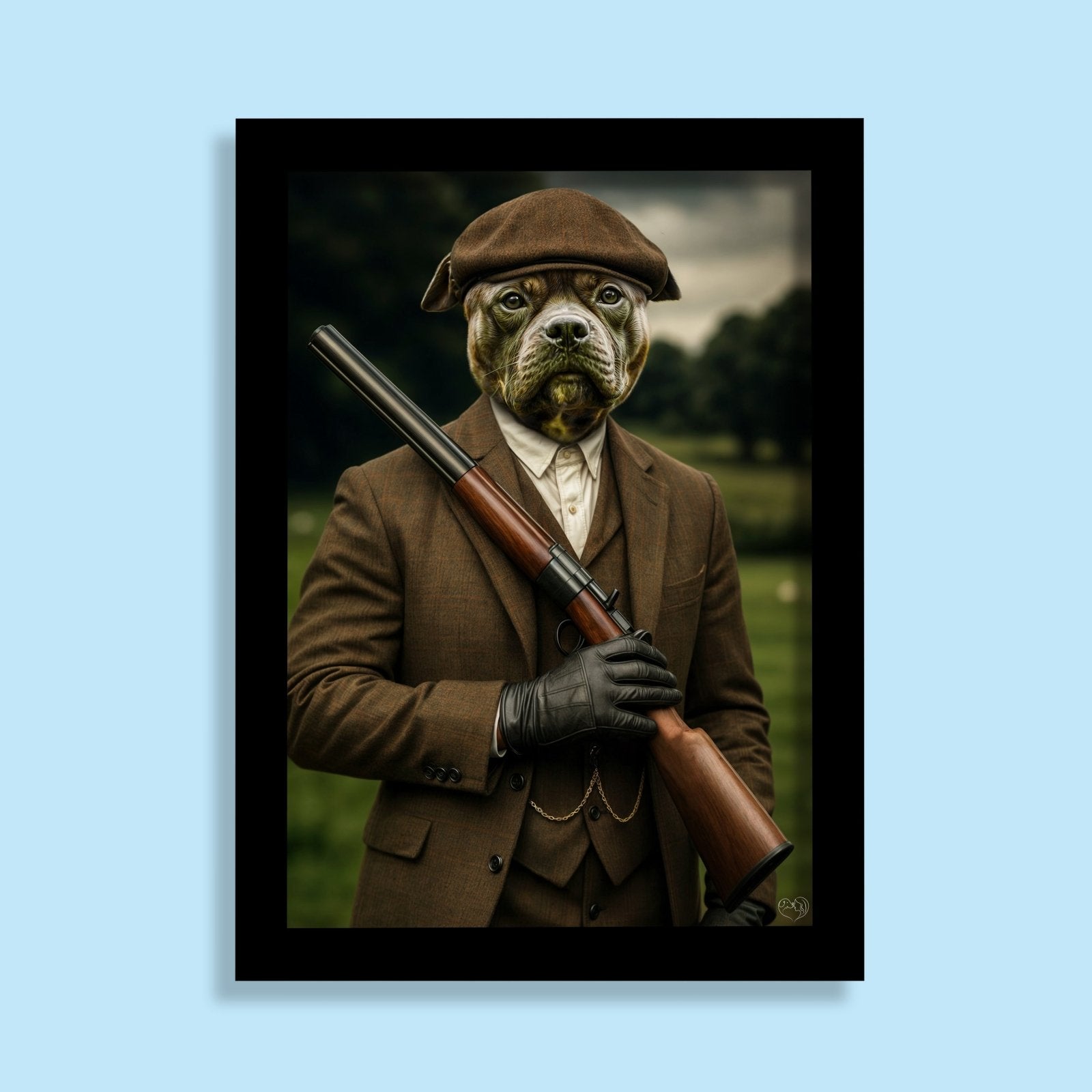 John Shelby - Peaky Blinders Pet Portraits - peaky blinder - 1 Pet - Furr and Family