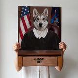 Judge Pawsworth - Custom Pet Portrait - 1 Pet - Furr and Family