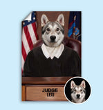 Judge Pawsworth - Custom Pet Portrait - 1 Pet - Furr and Family