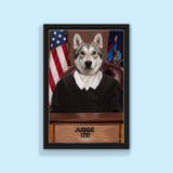 Judge Pawsworth - Custom Pet Portrait - 1 Pet - Furr and Family