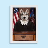 Judge Pawsworth - Custom Pet Portrait - 1 Pet - Furr and Family