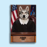 Judge Pawsworth - Custom Pet Portrait - 1 Pet - Furr and Family
