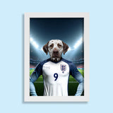 K - 9 Kane – Custom Football Star Pet Portrait - 1 Pet - Furr and Family