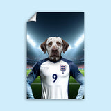 K - 9 Kane – Custom Football Star Pet Portrait - 1 Pet - Furr and Family