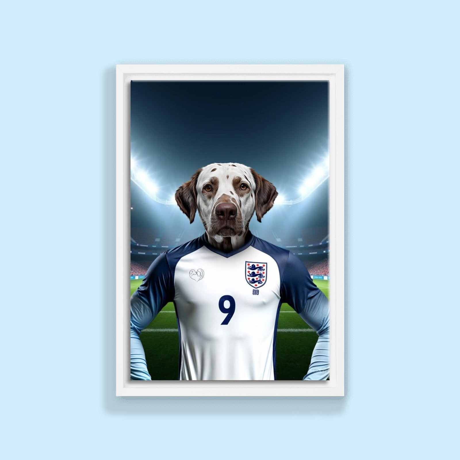 K - 9 Kane – Custom Football Star Pet Portrait - 1 Pet - Furr and Family