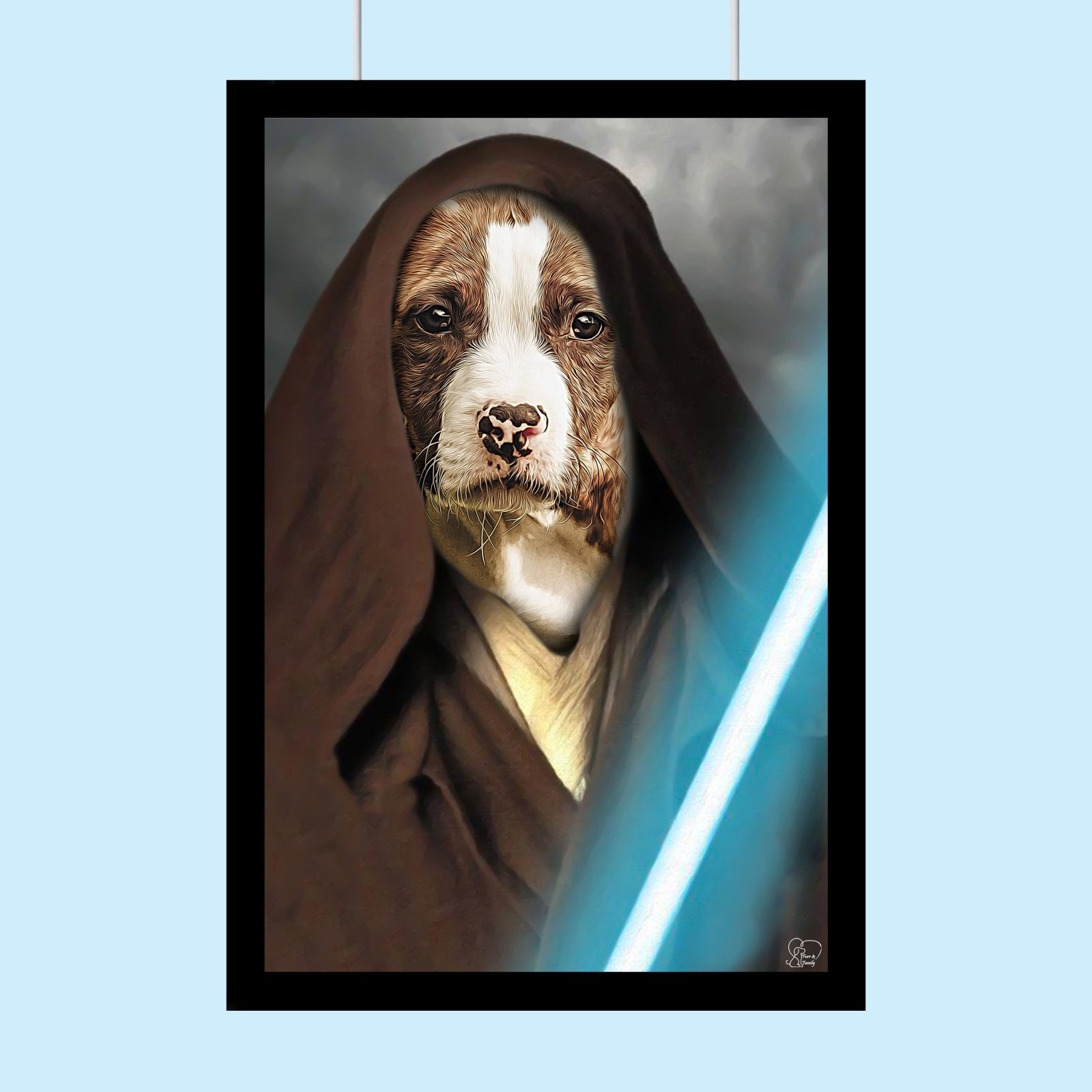 Kenobi Star Wars Obi - Wan - Custom Pet Portrait - 1 Pet - Furr and Family
