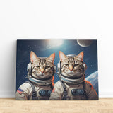 Space Duo - Custom Pet Canvas