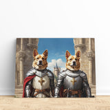 Royal Guardians - Toile personnalisée pour animaux de compagnie 