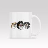 Line Art Colored - Custom Mug - 1 Pet - Furr and Family